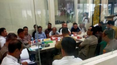 Buay Mencurung Hadiri Rapat di Polres Mesuji terkait Sengketa Lahan Dengan PT.SIP