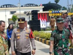 Pangdam I/BB Pimpin Langsung PAM VVIP Kunker Presiden RI di Binjai