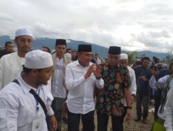 Gubsu Edy Silaturahmi di Pengajian H. Salman Ahmad Nasution Desa Bange Puncak Barokah
