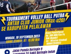 Tournament Volley Ball Putra se -Kabupaten Pelalawan, Tuan Rumah Buka Pendaftaran