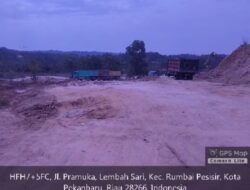 LPLH – Indonesia Perwakilan Riau Soroti Aktifitas Galian C Tanah Urug yang Di duga Ilegal di Kecamatan Rumbai Pesisir Kota Pekanbaru
