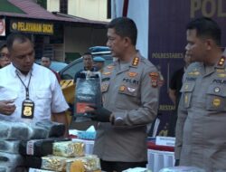 Ungkap Kasus Narkotika Dalam Waktu 8 Bulan Satresnarkoba Polrestabes Medan Berhasil Amankan Sabu Seberat 363,4 Kg Dan Ganja Seberat 203,8 Kg