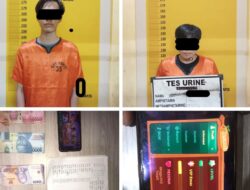 Satreskrim Polres Kuansing Tangkap Dua Pelaku Perjudian jenis Chip Higgs Domino 