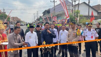 Wadir Res Narkoba Polda Lampung AKBP Doffie Fahlevi Sanjaya Hadiri Louncing Kampung Bebas narkoba Dilampung Utara