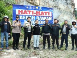 Curah Hujan Tinggi, Kapolres Kampar Gandeng Stakeholder Terkait Cek Lokasi Rawan Longsor Dan Laka