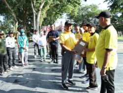 Hadir Upacara Haornas Ke 40, Kapolres Kampar Ajak Anggotanya Gemar Olahraga