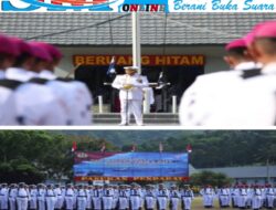 DANBRIGIF 4 MARINIR/BS Pimpin Upacara HUT ke – 78 TNI AL Wilayah Lampung