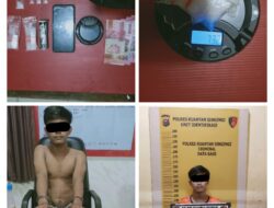 Tim Mata Elang Sat Resnarkoba Polres Kuansing Berhasil Tangkap Perantara Jual Beli Narkoba