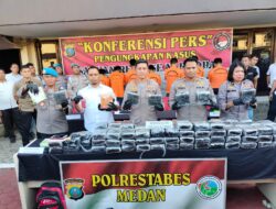 Polrestabes Medan Amankan 70 Tersangka Narkoba Sepanjang September 2023
