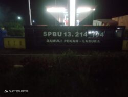 Polsek Aek kanopan Berhasil Amankan Mafia BBM Subsidi Dari SPBU No. 13.214.104 DAMULI – PEKAN