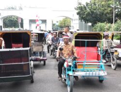 Sebanyak 6.000 Orang Abang Becak Siap Jaga Kondusifitas Pemilu 2024