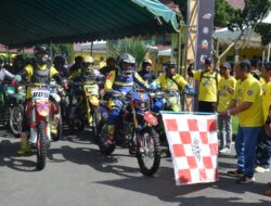 250 Rider Motor Rap Martrail di Lepas Wali Kota Irsan Efendi Nasution