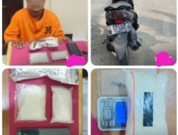 Pengedar Sabu Asal Pekanbaru di Amankan Sat Narkoba Polres Pelalawan