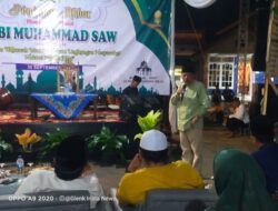 Lek Darsono Hadiri Peringatan Maulid Nabi Muhamad Saw di Masjid Al Isro