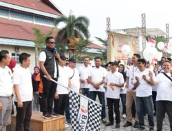 Deklarasi Pemilu Damai di Pelalawan Diawali Jalan Santai dan Pentas Budaya Bawaslu