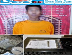Kurang Dari 24 Jam, Pelaku Curat di Masjid Ditangkap Polsek Dente Teladas