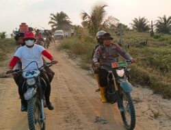 Kapolres dan Bupati Pelalawan Turun Langsung Verifikasi Kelokasi Kebakaran Hutan dan Lahan di TNTN