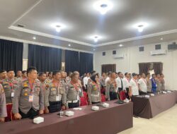 Polres Pelalawan Gelar Latihan Pra Operasi Mantap Brata Lancang Kuning 2023-2024