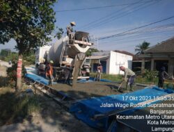 Warga Karangrejo Ucapkan Terimakasih Atas Dibangunnya Jalan Wr Supratman dengan Rigid Beton