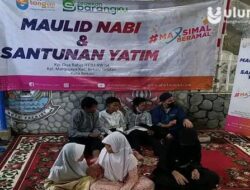 Momen Maulid Nabi Muhammad SAW, UlurTangan Santuni Anak Yatim di Lingkungan Marga Jaya, Kota Bekasi