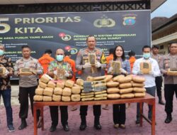 91 Ball Narkoba Dimusnahkan Polres Mandailing Natal