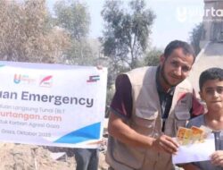 Alhamdulillah, Bantuan Tahap Pertama UlurTangan Telah Diterima Warga Gaza, Palestina
