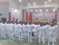 Gladi Pelantikan, Banyak Kades Basah Kuyup
