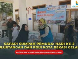 Safari Sumpah Pemuda: Hari Ke-2 Ulurtangan dan PDUI Kota Bekasi Gelar Baksos dan Wakaf Quran di Bungbulang, Garut