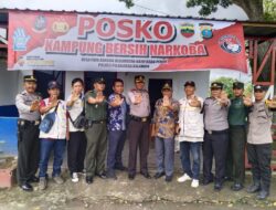 Muspika Kecamatan Hamparan Perak dan Pemerintahan Desa Paya Bakung, Adakan Lounching Posko Kampung Bersih Bebas Narkoba