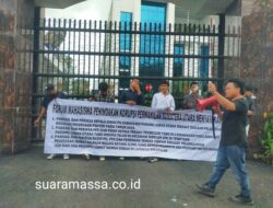 Demo Jilid III Forum Mahasiswa Penindakan Korupsi Sumut Desak Kejatisu Periksa Kadis PUPR Paluta
