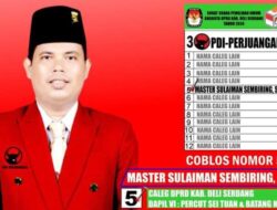 Master Sulaiman Sembiring SH Resmi Sebagai DCT Anggota DPRD Deli Serdang