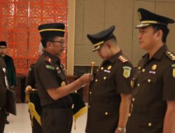 Kejati Riau Lantik Kepala Kejaksaan Negri Pelalawan