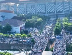 Solidaritas Jutaan Warga Kabupaten Bekasi dalam Aksi Bela Palestina