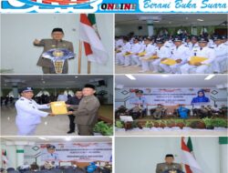 PJ.Bupati Tulang Bawang Drs Qudrotul Ikhwan MM Menghadiri Pelantikan Sumpah Kepala Kampung Terpilih Serentak
