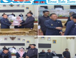 Penjabat Bupati Tulang Bawang Drs Qudrotul Ikhwan MM Menghadiri Rapat Paripurna DPRD Tulang Bawang