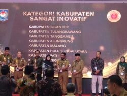Kabupaten Tulang Bawang Raih Penghargaan ‘Kabupaten Sangat Inovatif’ dalam Innovative Government Award 2023