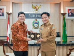 Pj Gubsu Hassanudin Terima Kunjungan Zainudin Direktur Kepesertaan BPJS Ketenagakerjaan