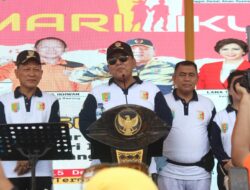 Gubernur Lampung dan PJ Bupati Tulang Bawang Pimpin Kegiatan Jalan Sehat dan Kunjungan Wisata di Menggala