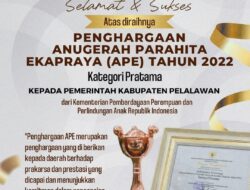 Pemerintah Kabupaten Pelalawan Raih Penghargaan Anugerah Parahita Ekapraya 2023 dalam Upaya Wujudkan Kesetaraan Gender