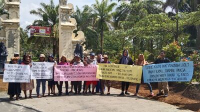 Tuntut Keadilan, Warga Lau Cih Adakan Aksi Demo Di 7 Titik Kebun Bekala, Meminta Lahan Pertanian Mereka Di Kembalikan
