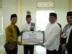 Pemkab Rohul Kunjungan ke Masjid Al – Falah di Desa Koto Tandun Dalam Rangka Safari Ramadhan