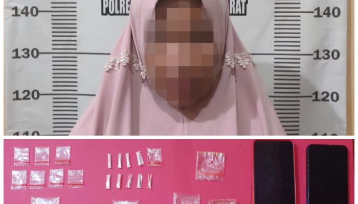 Sat Res Narkoba Polres Tulang Bawang Barat amankan Seorang Wanita Non To Ops Antik