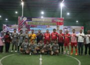 Kapolres Rokan Hulu AKBP Budi Setiyono Resmi Buka Turnamen Futsal Internal