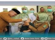 Pencanangan Pekan Imunisasi Nasional Polio Tingkat Kabupaten Rokan Hulu Tahun 2024