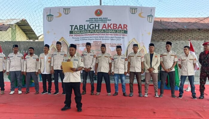 PW Pemuda Muhammadiyah Sumut Gelar Deklarasi Pilkada Damai 2024