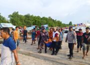 Personil Lanal Lhokseumawe Bantu Evakuasi Korban Tengelam di Pantai Krung Geukuh