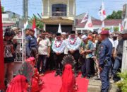 Letnan Pahlevi Resmi Daftar ke KPU Kota Padang Sidimpuan