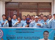 DPW PROGIB SUMUT Antar dan Kawal Pendaftaran Cagubsu Bobby Afif Nasution serta Wakilnya Surya