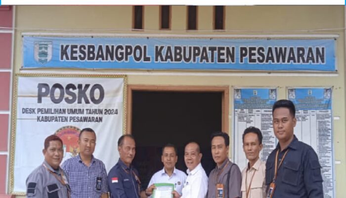 DPC GWI Pesawaran Resmi Terdaftar Di Kesbangpol Kabupaten Pesawaran
