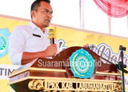 Plt Bupati Kunjungi Desa N-4 Aek Nabara.